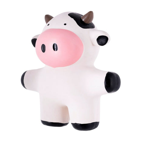 Hilton Hundleksak Hilton Cow Vit Svart Latex