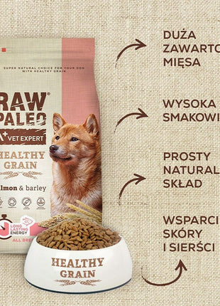 Vetexpert Foder Vetexpert Raw Paleo Healthy Grain Adult Lax 10 Kg