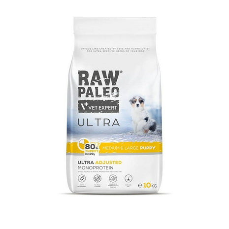Vetexpert Foder Vetexpert Raw Paleo Ultra Medium&Large Puppy Turkey Kalkon 10 Kg