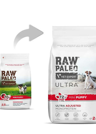 Vetexpert Foder Vetexpert Ultra Mini Puppy Beef Kalvkött 2 Kg