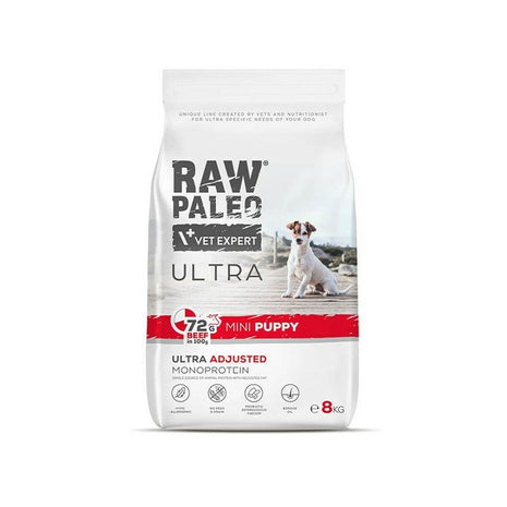 Vetexpert Foder Vetexpert Ultra Mini Puppy Beef Kalvkött 8 Kg