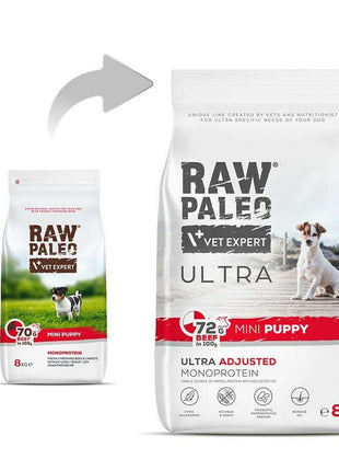 Vetexpert Foder Vetexpert Ultra Mini Puppy Beef Kalvkött 8 Kg