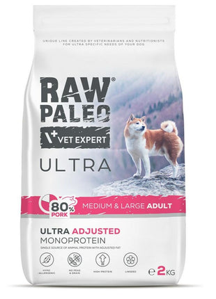 Vetexpert Foder Vetexpert Raw Paleo Ultra Pork Medium & Large Adult Gris 2 Kg