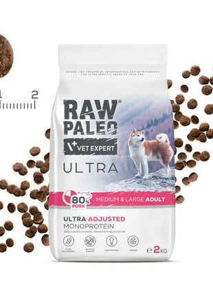 Vetexpert Foder Vetexpert Raw Paleo Ultra Pork Medium & Large Adult Gris 2 Kg
