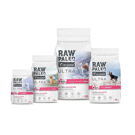 Vetexpert Foder Vetexpert Raw Paleo Ultra Pork Medium & Large Puppy Gris 10 Kg