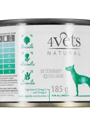 4Vets Våt Mat 4Vets                                 Vuxna Hundar Kalkon 185 G