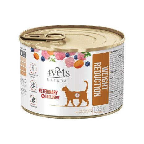 4Vets Kattmat 4Vets Natural Weight Reduction 185 G