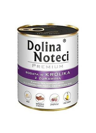 Dolina Noteci Våt Mat Dolina Noteci Premium Blåbär Kalvkött Gris Kanin 800 G