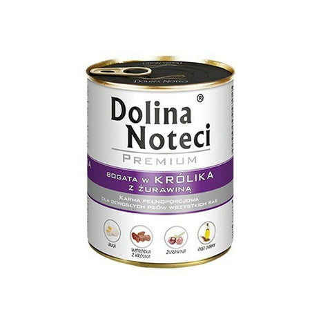 Dolina Noteci Våt Mat Dolina Noteci Premium Blåbär Kalvkött Gris Kanin 800 G