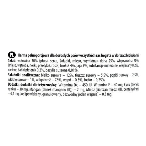 Dolina Noteci Våt Mat Dolina Noteci Premium Torsk Broccoli 800 G