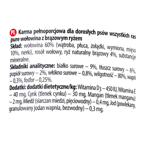 Dolina Noteci Våt Mat Dolina Noteci Premium Kalvkött 400 G
