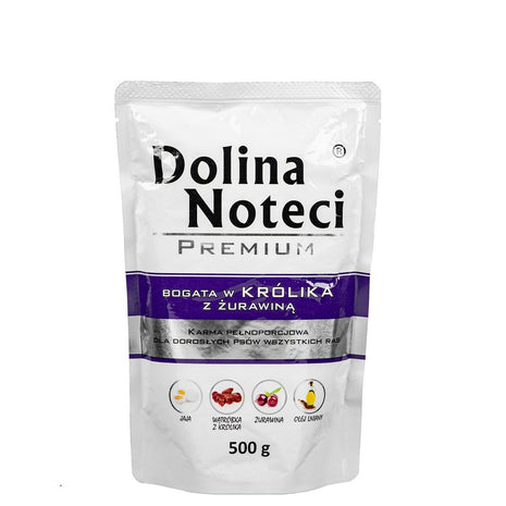 Dolina Noteci Våt Mat Dolina Noteci Premium Blåbär Kanin 500 L 500 G