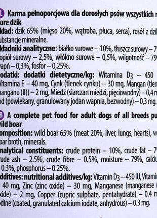 Dolina Noteci Våt Mat Dolina Noteci Premium Vildsvin 800 G