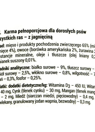 Dolina Noteci Våt Mat Dolina Noteci Rafi Lamm 400 G