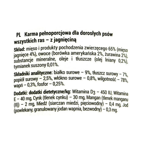 Dolina Noteci Våt Mat Dolina Noteci Rafi Lamm 400 G