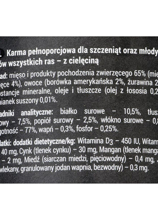Dolina Noteci Våt Mat Dolina Noteci Rafi Junior Blåbär Kalvkött 400 G