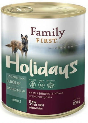 Family First Våt Mat Family First Ff-19011 Lamm Kanin Morot 800 G