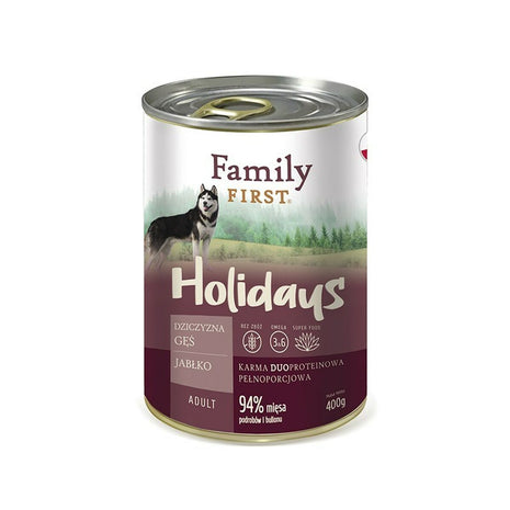 Family First Våt Mat Family First Ff-19012 Äpple Vildsvin Gås 400 G