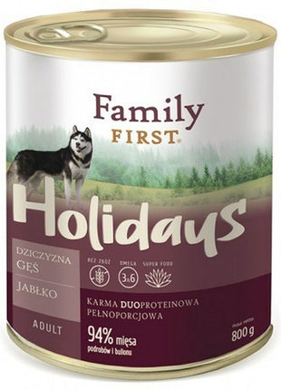 Family First Våt Mat Family First Ff-19013 Äpple Vildsvin Gås 800 G