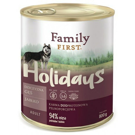 Family First Våt Mat Family First Ff-19013 Äpple Vildsvin Gås 800 G