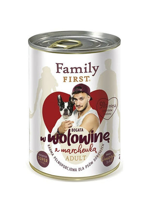 Family First Våt Mat Family First Ff-19030 Kalvkött Morot 400 G
