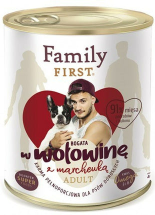 Family First Våt Mat Family First Ff-19031 Kalvkött Morot 800 G