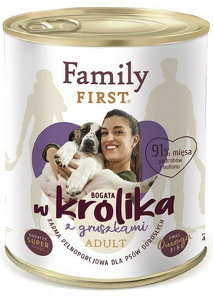 Family First Våt Mat Family First Ff-19033 Kanin Päron 800 G
