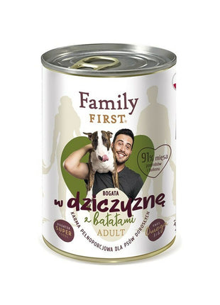 Family First Våt Mat Family First Ff-19040 Kött Vildsvin Sötpotatis 400 G