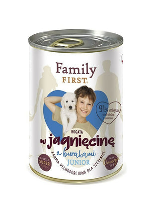 Family First Våt Mat Family First Junior Lamb With Beets Lamm 400 G