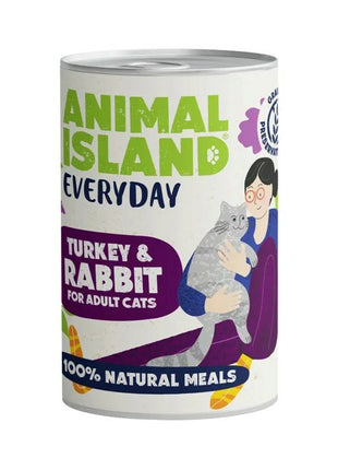 Animal Island Kattmat Animal Island Turkey 400 G