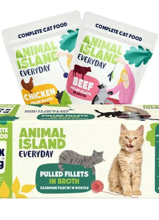 Animal Island Kattmat Animal Island Beef And Chicken 40 X 85 G