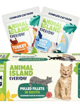 Animal Island Kattmat Animal Island Turkey 40 X 85 G