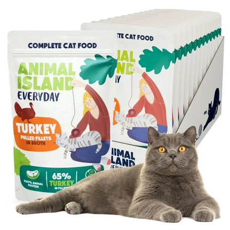 Animal Island Kattmat Animal Island Turkey 12 X 85 G
