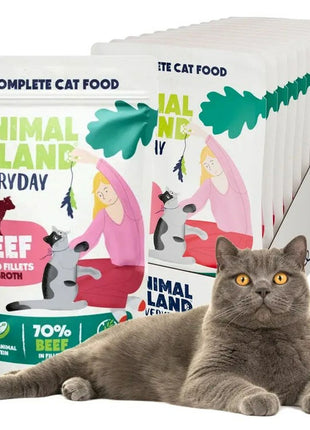 Animal Island Kattmat Animal Island Beef Nötkött 12 X 85 G