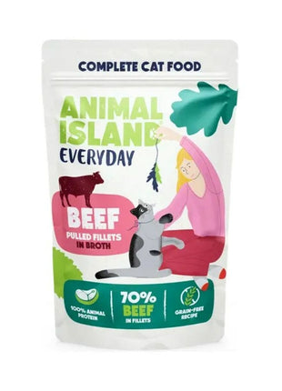 Animal Island Kattmat Animal Island Beef Nötkött 12 X 85 G