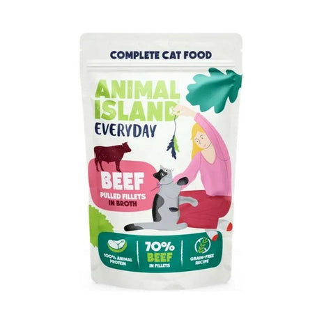 Animal Island Kattmat Animal Island Beef Nötkött 12 X 85 G