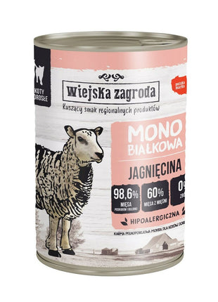Wiejska Zagroda Kattmat Wiejska Zagroda Monoproteína Cordero 400 G