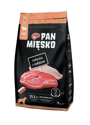 Pan Mięsko Foder Pan Mięsko Kalvkött 9 Kg