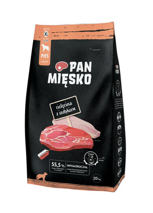Pan Mięsko Foder Pan Mięsko Xl Kalvkött 20 Kg