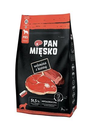 Pan Mięsko Foder Pan Mięsko                                 Kalvkött 3 Kg