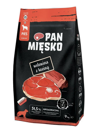 Pan Mięsko Foder Pan Mięsko Xs Kalvkött 9 Kg
