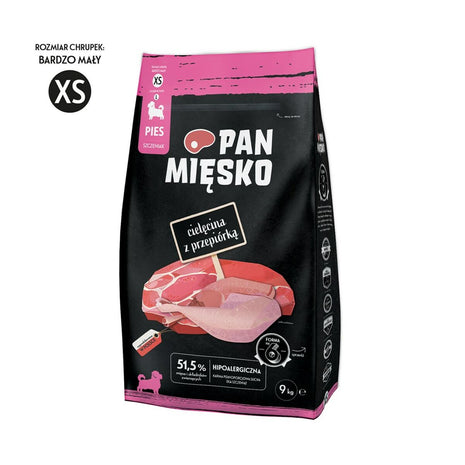 Pan Mięsko Foder Pan Mięsko Xs Kalvkött 9 Kg