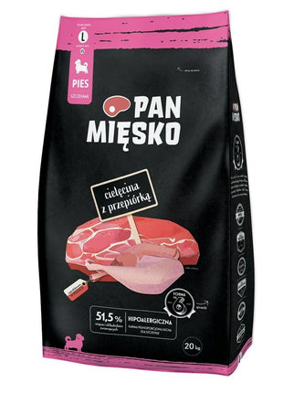 Pan Mięsko Foder Pan Mięsko Kalvkött 20 Kg