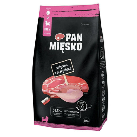 Pan Mięsko Foder Pan Mięsko Kalvkött 20 Kg