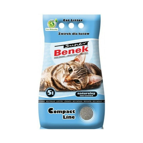Super Benek Kattsand Super Benek Compact Natural 5 L