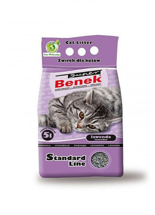 Super Benek Kattsand Super Benek                                 Lavendel 5 L