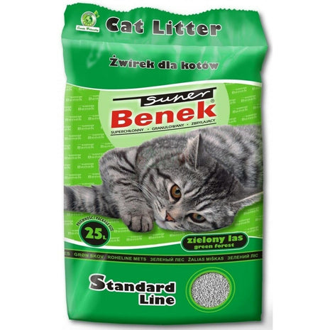 Super Benek Kattsand Super Benek Standard Skog 25 L