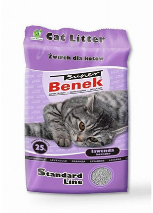 Super Benek Kattsand Super Benek                                 Lavendel 25 L
