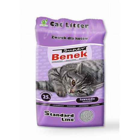 Super Benek Kattsand Super Benek                                 Lavendel 25 L