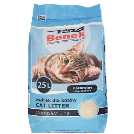 Super Benek Kattsand Super Benek Compact Natural Beige 25 L